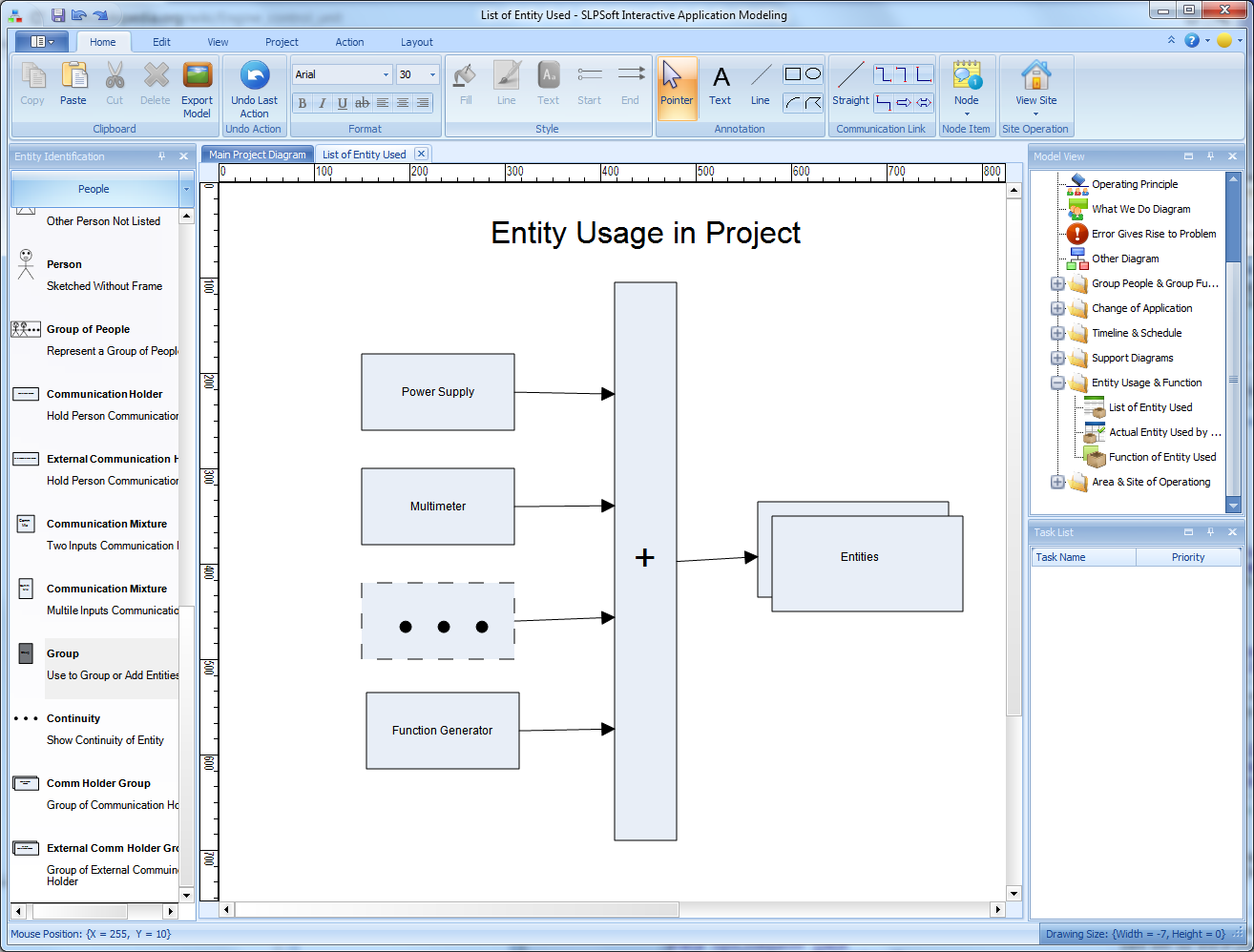 Click to view SLPSoft Interactive Application Modeling 1.1 screenshot