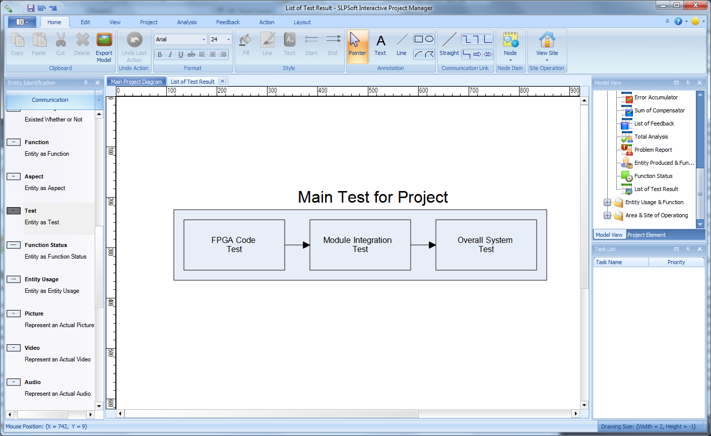 Screenshot for SLPSoft Interactive Project Manager 1.1